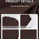 Xiaoxuemeng Womens Cardigan Sweaters Lightweight Knitted Hood Sweater Button Down Coat(Coffee-M)