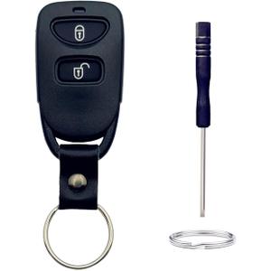 Key Fob Shell Replacement for Hyundai Accent Elantra Tucson Kia Rio Sorento Soul Spectra Sportage Tucson 3 Button Car Keyless Entry Remote Control Key Fob Case Cover (3 Button 1 Pcs)