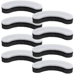 8X WF050 WF100 WF210 Cat Fountain Filter Replacement Arc-Shaped Triple Filtration Cat Water Filter Compatible NPET Automatic Pet Water Fountain