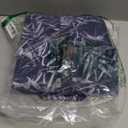 SUNNY BIRD Insulated Lunch Bag Rolltop Lunch Box Tote Bag for Women, Men, Adults and Teens (Blue Bamboo)