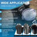 Replacement for 25306-000-020 Pool Pump Lid with O-Ring, Fit for Hayward Power-Flo LX SP1580, Power-Flo II SP1700 and Power-Flo SP1500 Pump Series, Replace for SPX1500D2A