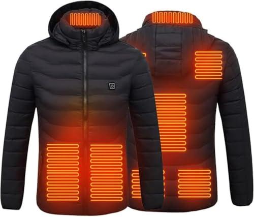 PODKREC Unisex Heated Hoodie,Warming Heated Jacket,Warming Heated Coat, Electric Heated Sweatshirt for Men and Women (A,M)