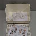 TOYANDONA Automatic Bird Bath with Circulating Faucet Easy to Parrot Bathtub for Small Birds Space Saving Pet Bathing Pool with Water Saving Technology Shower Head