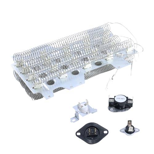 DVE52M7750V/A3 DVE45R6300V/A3 DV42H5600EP/A3 Dryer Heating Element Kit for Samsung DV50K7500EV/A3 DV50K8600EV/A3 DVE45M5500W/A3 DVE45R6300W/A3 DVE45T6200W/A3 DVE45R6300C/A3 DVE45M5500Z/A3