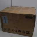 Upholstered Dining Chairs with Casters Modern Side Armchair with Rollers for Diningroom Bedroom Livingroom Reading Room, Flax Beige, 1 Box