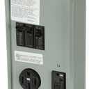 MIDWEST U055C010P 50-20 Amp Gfi Service  RV Power Outlet Panel  20A GFCI RECPT 70A  RV Pedestals  RV Surface Mount Panel  120/240 VAC