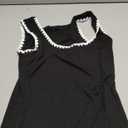 Yousify Womens Square Neck Tank Tops 2025 Summer Sleeveless Shirts Casual Slim Fitted Color Block Ribbed Tanks (Small, 01 Black)