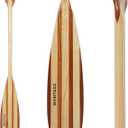 Wooden Canoe Paddle, Wood Paddle for Canoe and Boat, 4.0 FT