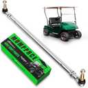 Golf Cart Tie Rod Assembly Fits EZGO Gas & Electric Golf Carts Years 2001-Up, EZGO TXT Tie Rod and End (Left and Right) Durable Aluminum Alloy, OEM# 70876-G02 70902-G01 70902-G02 01069-G01 01069-G02