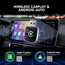 2026 Wireless CarPlay Adapter & Android Auto Wireless Adapter 2-in-1, Apple Car Play Dongle for iPhone & Android, Convert Wired to Wireless, 5.8GHz WiFi No Delay, Plug & Play USB-A/C for OEM Cars