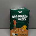 Disposable Dog Diaper Liners Booster Pads for Male & Female Dogs, 100ct, 4 Sizes Options, Doggie Diaper Inserts fit Most Types of Dog Diapers - Pet Belly Bands & Male Wraps (Medium (100 ct))
