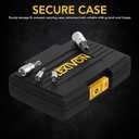LEXIVON Tamper Proof Torx Bit Socket Set, Premium S2 Alloy Steel | 13-Piece Security Star T8 - T60 Set | Enhanced Storage Case (LX-146)