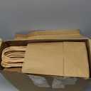 XPCARE 200Pcs Paper Gift Bags 5.25x3.25x8.25'',Gift Wrap Bags with Handles Brown Kraft Paper Bags for Small Business Paper Bags Bulk for Birthday Party Favors Shopping Retail (200 Count (Pack of 1))