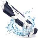 Electric Water Guns for Adults Kids, Full Auto Water Gun up to 32-50 FT Range, Auto Water Absorption & Precise Water Column, Squirt Guns for Swimming Pool Beach Party Games - Water Blaster Blue