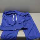 CLOCOR Track Suits for Women Set - Casual 2 Piece Outfits Sweatsuit Pocket Hoodies Long Sleeve with Patchwork Pants Set (Large, 2-light Blue)