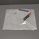 Magnetic Chalkboard Monthly Calendar with neon Bright Liquid Chalk Markers  Black Refrigerator Monthly Planning Board w/Bonus - Grocery List and Notepad for Kitchen Refrigerator