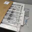 Babelio Baby Gate for Doorways and Stairs, 26''-40'' Auto Close Dog/Puppy Gate, Easy Install, Pressure Mounted, No Drilling, fits for Narrow and Wide Doorways, Safety Gate w/Door for Child and Pets