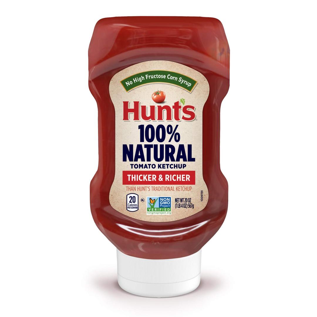 Hunts Tomato Ketchup, 20 oz. Squeeze Bottle (EXP 09/07/27)