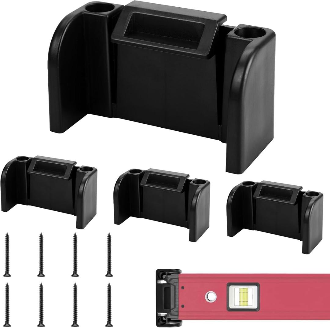 Universal Level Holder Fits All Brands Lock The Horizontal Bracket - Collocation Level Holder Mount Screw 4 Pack