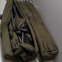 Heavy Duty Folding Chair 500LB Capacity, Oversized Camping Chairs with Cup Holder, Cooler Bag & Storage Pouch, Double-Layer Fabric, Outdoor Chairs for Sports, Lawn Chairs (2, Black Green, Oversized)