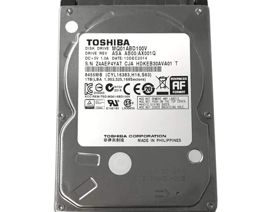 Toshiba 1TB 5400RPM 8MB Cache SATA 3.0Gb/s 2.5 inch PS3/PS4 Hard Drive