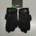 ROCKBROS Mountain Bike Gloves Dirt Bike Gloves Motorcycle Cycling Gloves with 6MM Gel Pad Touch Screen Knuckle Protection for BMX MX ATV MTB Racing Black-L