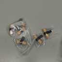 uxcell 6 Pcs T Bar Wooden Drawer Pulls Wood Single Hole Dresser Drawer Knobs Furniture Dresser Pull Handles with Screws for Home Kitchen Room Closet Cupboard, Beech Wood/Black