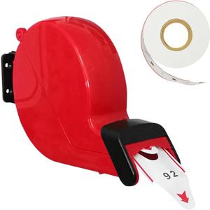 Ticket Dispenser Take a Number Ticket Number Dispenser with 1 Roll 2 Digit Ticket Roll 20 Groups Number from 00-99 (2 Digit, red)