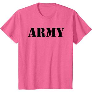 Kids Kids US Army for Boys, Girls, Sons, and Daughters T-Shirt 2T, Pink Heather