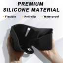 Muslogy Center Console Cup Holder for 2025-2026 Toyota 4Runner Accessories | for 2025-2026 Toyota 4Runner Middle Console Armrest Front Drink Stopper Non-Slip Silicone Rubber Organizer