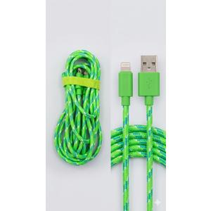 Braided Green and Blue Charging Cable

Lightning 