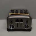 Cuisinart CPT-180BKS Classic 4-Slice Toaster, Black/Stainless Steel