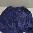 SINLAND Microfiber Men’s Bath Wrap Spa Sauna Wrap Around Towel Bath Towels with Adjustable Snap on Closure Suitablefor Shower Spa Sauna 24inch x 63inch Navy Blue