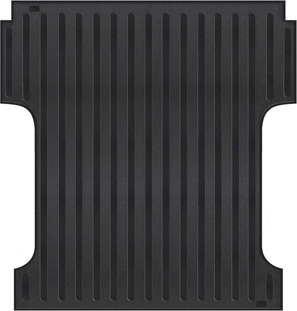 GEEDAR Heavy Duty Rubber Bed Mat for 2015-2026 Ford F-150 5.5 ft CrewCab Bed Liner, Includes 22-26 Lightning Crew/Super Crew, All Weather F-150 5.5 ft Bed Mat, Ford F150 Accessories, Black