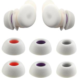 Replacement Foam Ear Tips for soundcore Sleep A20 / A30 Earbuds, Ultimate Comfort, 3 Pairs (Gray, SML)