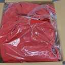 14PCS Outdoor Patio Furniture Cushion Covers, Waterproof & Sun-Resistant Zippered,Fit for Patio Furniture Sectional Sofas and Wicker Rocking Chairs,3 Sizes,Red. Covers Only