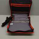 Five Star Zipper Binder, 3 Inch 3-Ring Binder with D Rings, Removable Padded Case, 5-Tab Expanding File and Multi-Use Strap, 850 Sheet Capacity, Red/Black (29296CE8)