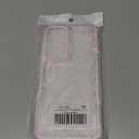 EYZUTAK Case for Samsung Galaxy S25 Ultra, Clear Cute Ribbon Bowknot Pattern Aesthetic Transparent Phone Case Raised Camera Protection Stylish Slim Soft Durable TPU Protective Cover for Women - Pink