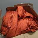 Bedsure Queen Comforter Set - Burnt Orange Soft Bedding for All Seasons, Cationic Dyed Bed Set, 3 Pieces, 1 Queen Size Comforter (90"x90") and 2 Pillow Shams (20"x26"+2")