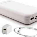 4ALLFAMILY 20000mah Portable POWERBANK | Engineered Specifically to fit USB Version Coolers Voyager and Explorer Medicine Cooler Travel Case | Compatible with Most Other Gadgets