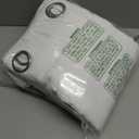 NICETOWN 100% Blackout Curtains 84 inch Long for Bedroom, Total Blackout Thermal Insulated Grommet Long Window Curtains 2 Panels Set, 2 Panels, Greyish White, 52 inch Wide