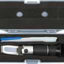 Performance Tool W80158 Multifunction Refractometer - Brix Scale, Measures DEF, Ethylene Glycol, Propylene Glycol, Battery Fluid, Anti-Freeze, Brewing Beer, Making Wine and More