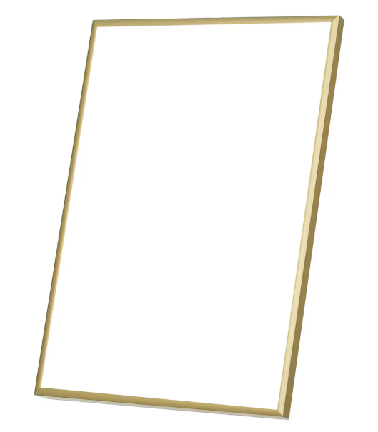 DI EL 24x36 Modern Flat Gold Frame