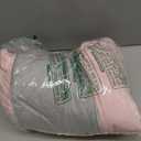 AOFITEE Dog Coat, XLarge Dog Jacket, Dogs Coat with Harness Built in, Reflective Waterproof Dogs Jackets Winter with Furry Collar, Warm Polar Fleece Pet Sweater Snowsuit for Doberman, Great Dane, XXL (Pink)