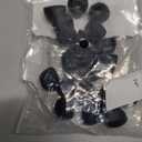 10 Pairs Medium Earbud Tips Silicone Replacement Ear Bud Tips  Black