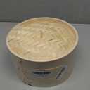 3-Piece Bamboo Steamer Set 10-Inch
