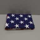 American Flag for Outside 3x5 FT, Deluxe Heavy Duty Spun Polyster, TearProof and Waterproof Super Tough Series, All Weather High Wind USA US Flag with Embroidered Stars, Sewn Stripes, Brass Grommets