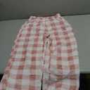 Flannel Pajama Pants Women Casual Pj Pants Winter Drawstring Fuzzy Pajama Pants Comfort Home Cute Pants With Pockets Warm Fleece Pajama Pants Pinks M