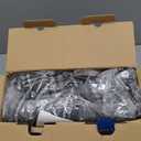 Bedsure Plaid Heated Throw Blanket - Flannel Sherpa Electric Blanket with Plaid Pattern, Heating with 6 Heating Levels, 4 Time Settings, 3-Hour Auto-Off, Warm Gifts for Grandma (Grey, 50"x60")