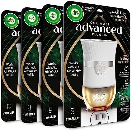 Air Wick Advanced Plug In Scented Oil Warmer, Advanced Gadget, Home Air Freshener (Pack of 3, Gadget Only, Refills Sold Separately)
